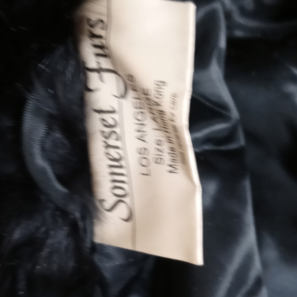 Exquisite Black Rabbit Fur